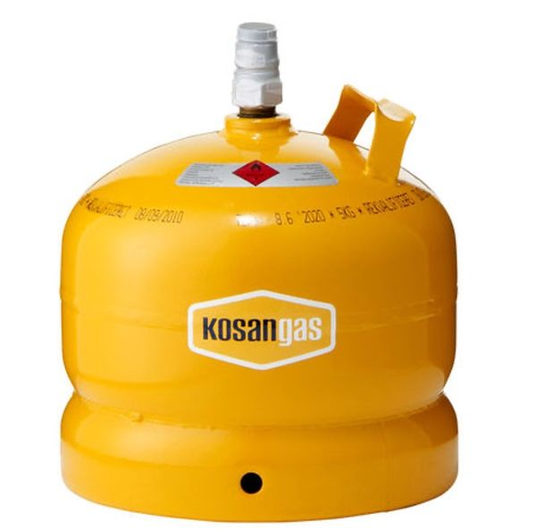 Gas 5 kg. Stål - Kun flaske | GAS & TILBEHØR | Kosan Gas 5 kg. Stål - Kun flaske fra baadservice| Mest bådudstyr for pengene