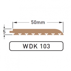 DEK-KING - 50mm Plain edge - 10 mtr