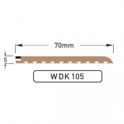 DEK-KING - 70mm Caulked margin - 10 mtr