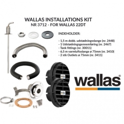 Wallas Installations kit for 22 Dt