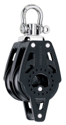 Harken Carbo Blok 40 mm dobbelt, svirvel, hunsvot