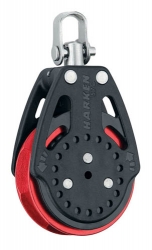 Harken Carbo Ratchamatic Blok 57 mm RØD