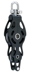 Harken ESP 75 mm Violinblok m. hundsvot
