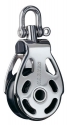 Harken ESP 75 mm Enkeltblok i RF stål m. svirvel