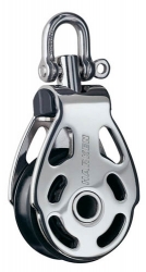 Harken ESP 75 mm Enkeltblok i RF stål m. svirvel