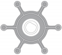 Johnson Impeller 09-1052S-9 Ø45,2mm