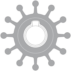 Johnson Impeller 09-801B Ø57,1 mm
