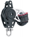 Harken Carbo Blok 40 mm enkelt , svirvel , hunsvot