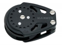 Harken Carbo Ratchamatic Blok 57 mm enkelt, skildp