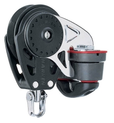 Harken Carbo Ratchamatic Blok 75 mm enkelt/svirvel