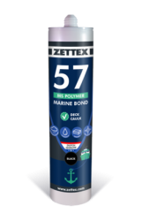Zettex 57 MS Polymer Deck Caulk 290 ml. Sort
