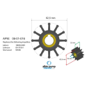 Albin Pump Impeller Kit PN 06-01-016