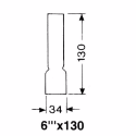 Lampeglas 6 x 130 mm