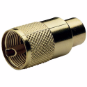 Glomex VHF stik PL259 guldbelagt til 10mm kabel (RG213)