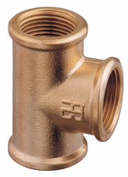 T- stykke  3/4" bronze