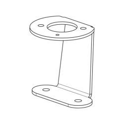 NORBY-MARINE LED Beslag 0gr.for vandret mont.