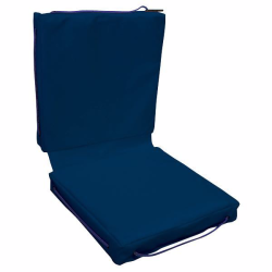 Lalizas sæde/hynde med ryglæn, flyder, blå b40xl80xd6,5cm