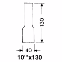 Lampeglas 10 x 130 mm