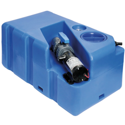 Septiktank 60l med 12v macerator 65x39x30cm