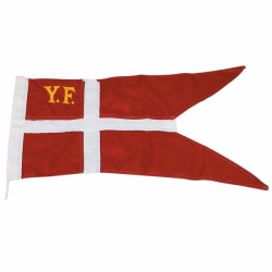 1852 Yachtflag 35 x 65 cm.