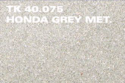 Spraymaling honda grey metal indtil 2012