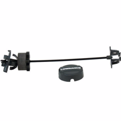 Kayak scupper hole transducer mount