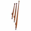 Flagspil 60 cm. Teak